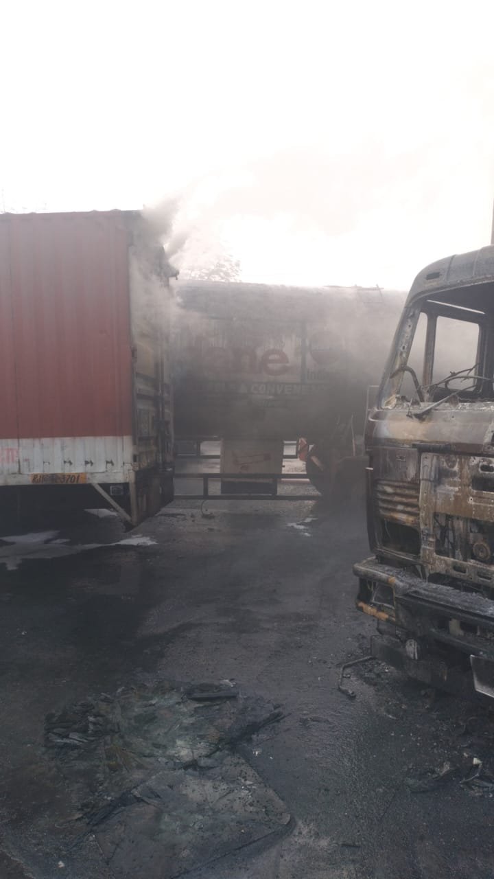 Jaipur bhankrota me CNG tanker blast 7death and 35 injured 