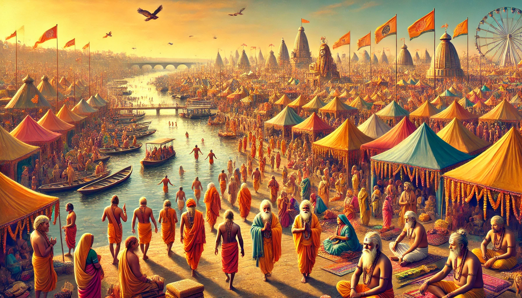 "Kumbh Mela 2025: Saints, Akharas, and Event Insights"